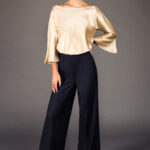 Wool Wide-Leg Trousers