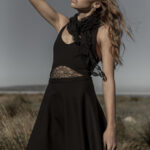 Lace Insert Dress