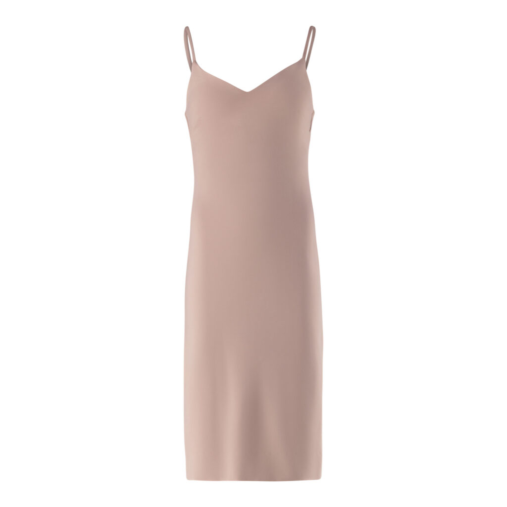 Black dot layered dress _ Under garment _ Front_12