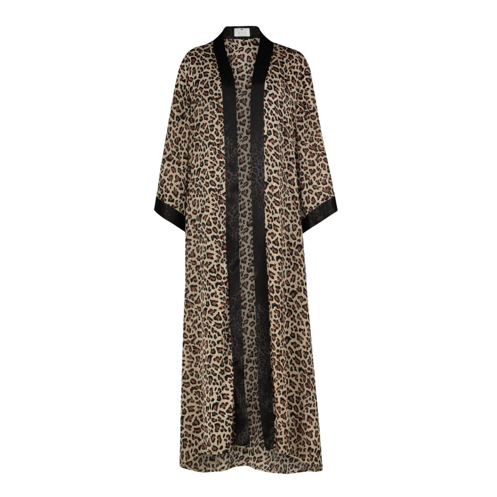 Kimono_ Animal print Shifon_Front