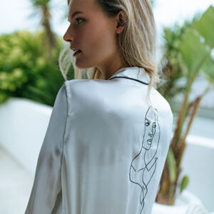 Women - Silk Dressing gown